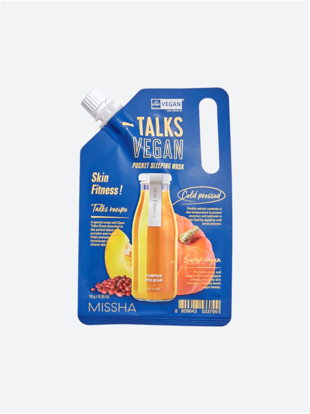 MISSHA | Talks Vegan Squeeze Pocket Sleeping Mask | Skin Fitness