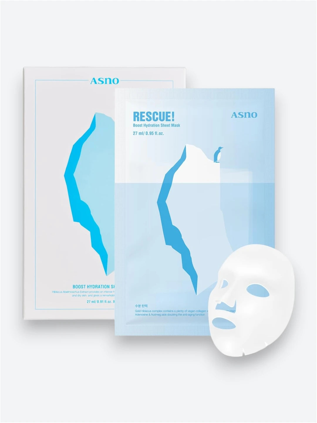 ASNO | Rescue Boost Feuchtigkeits-Tuchmaske