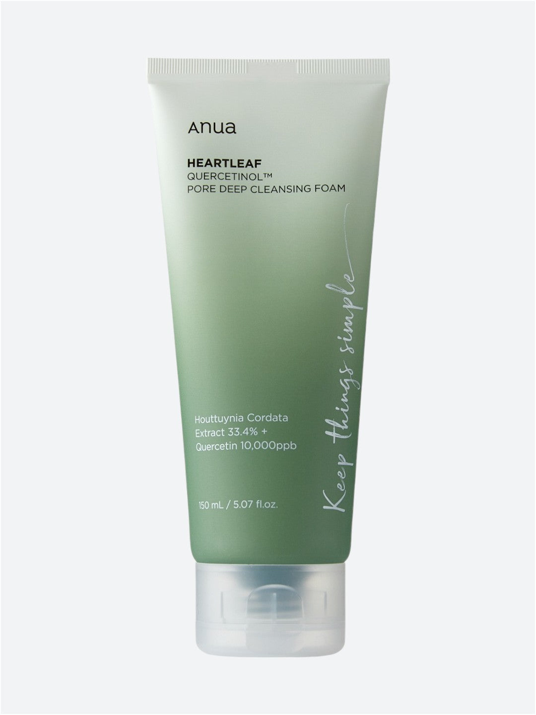 ANUA | Heartleaf Quercetinol Pore Deep Cleansing Foam 150ml