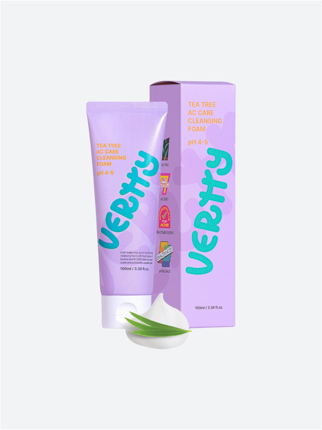 VERTTY | AC CARE CLEANSING FOAM | TEA TREE