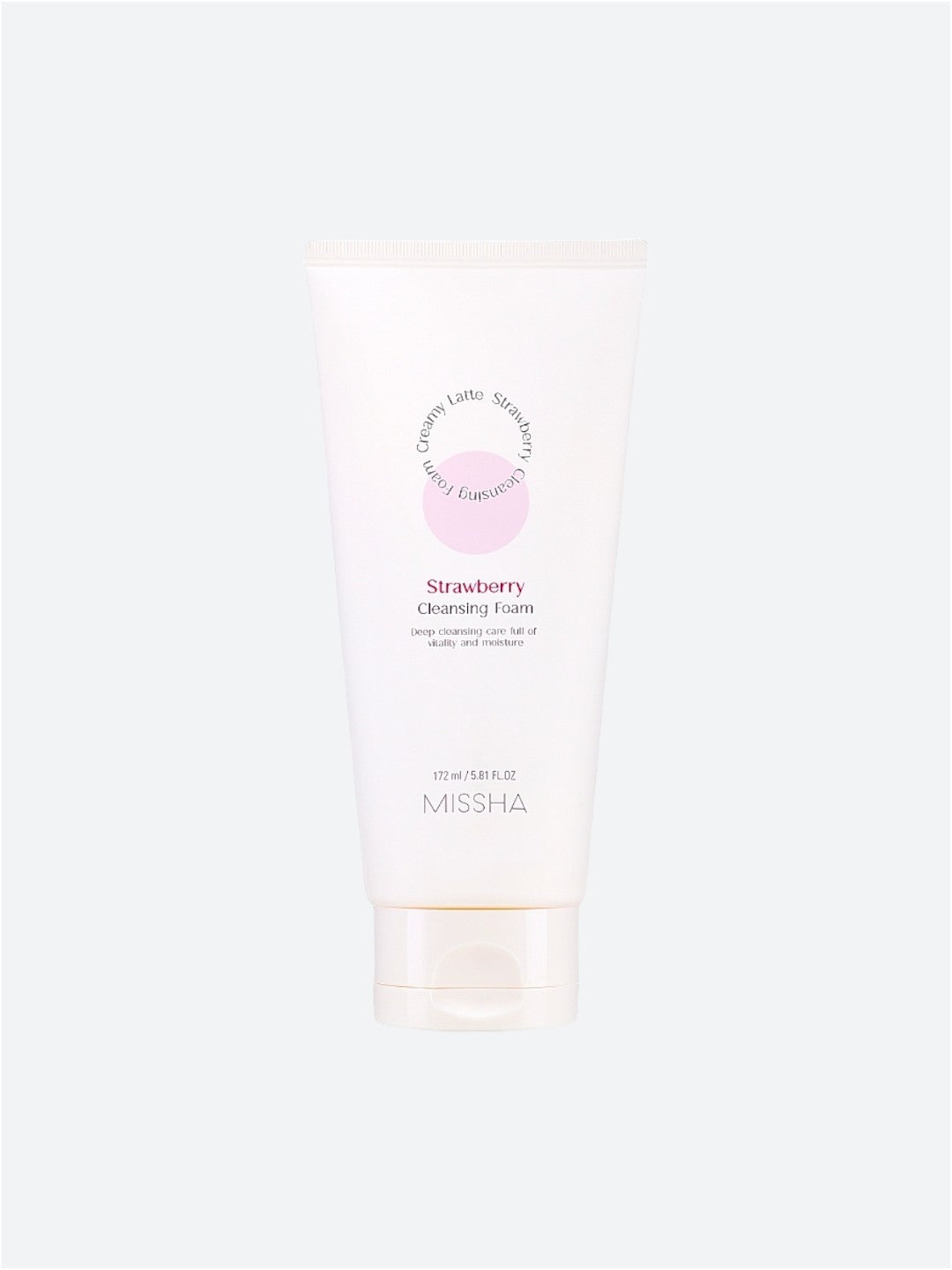 MISSHA | Creamy Latte Cleansing Foam | Strawberry