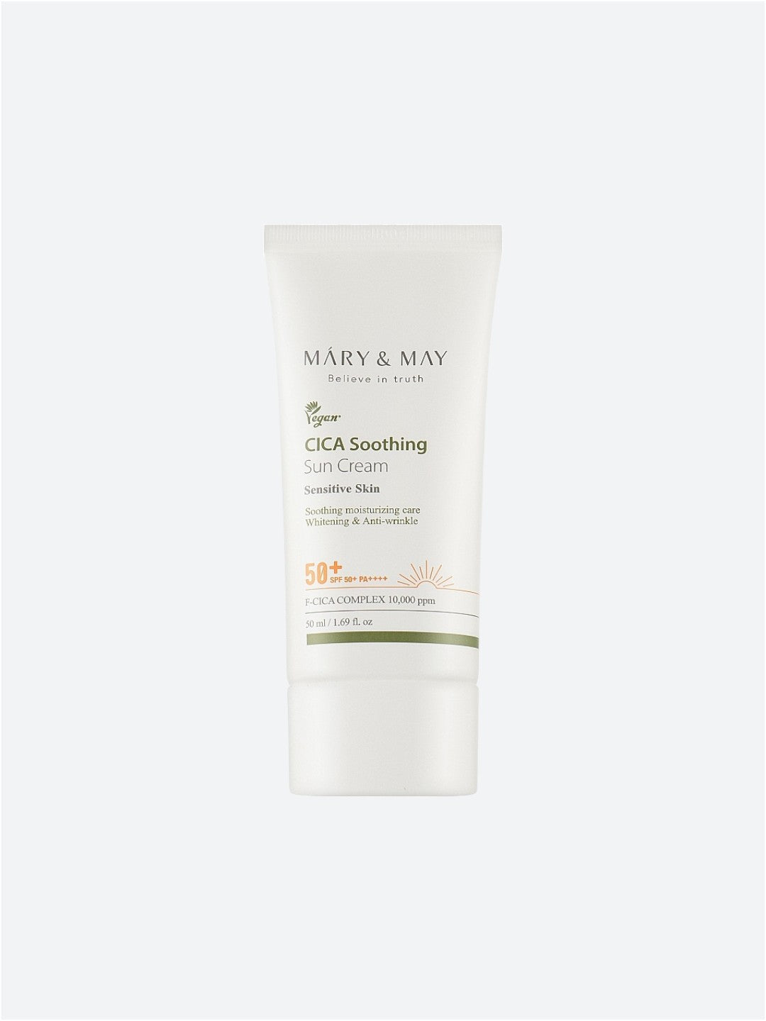 Mary&May | CICA zklidňující opalovací krém SPF50+ PA++++ | 50ml