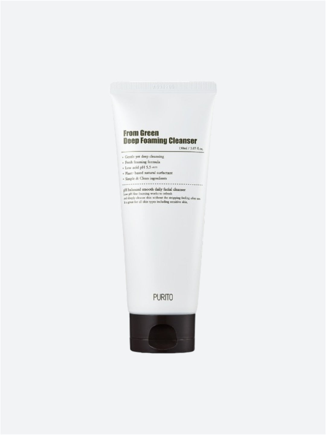PURITO | Zelený hloubkově čisticí pěnivý čistič | 150ml