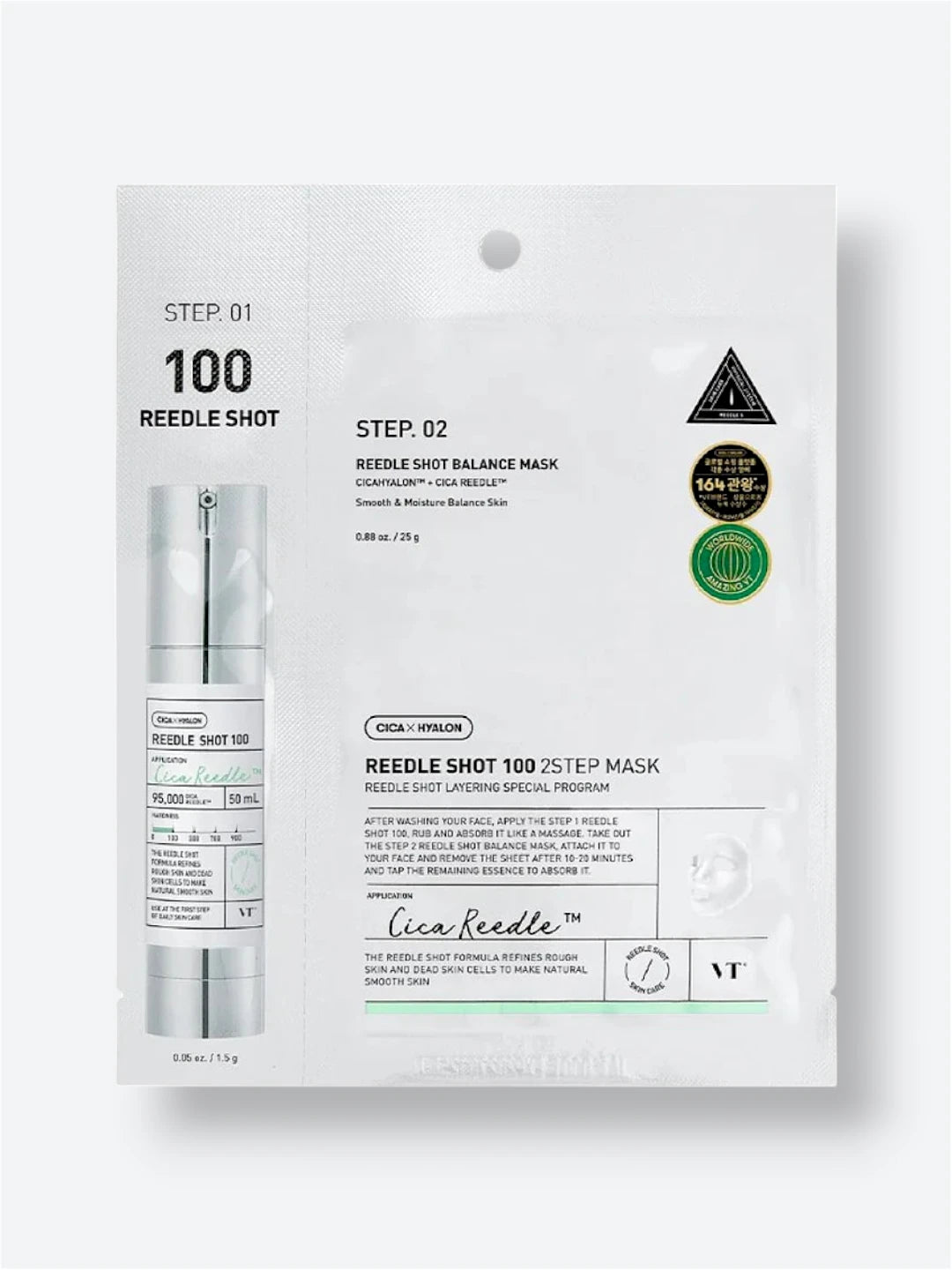 VT KOSMETIKA | REEDLE SHOT 100 2KROKOVÁ MASKA