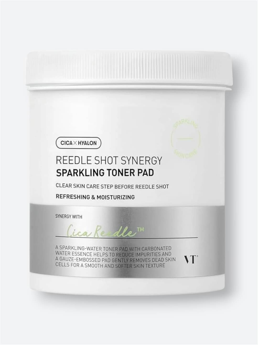 VT KOSMETIK | REEDLE SHOT SYNERGY SPARKLING TONER PAD