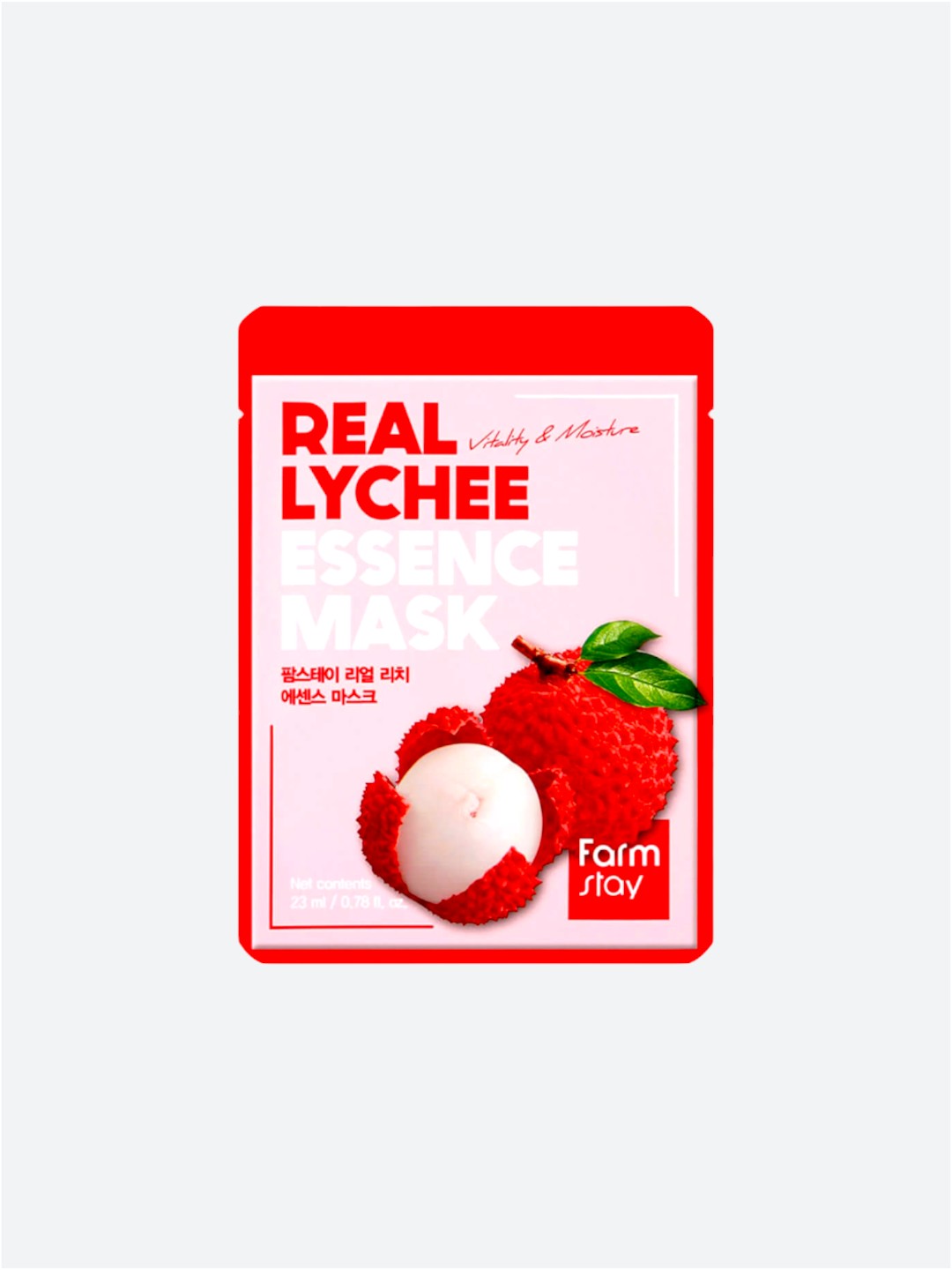 BAUERNHOFÜBERNACHTUNG | Real Essence Maske | Litschi