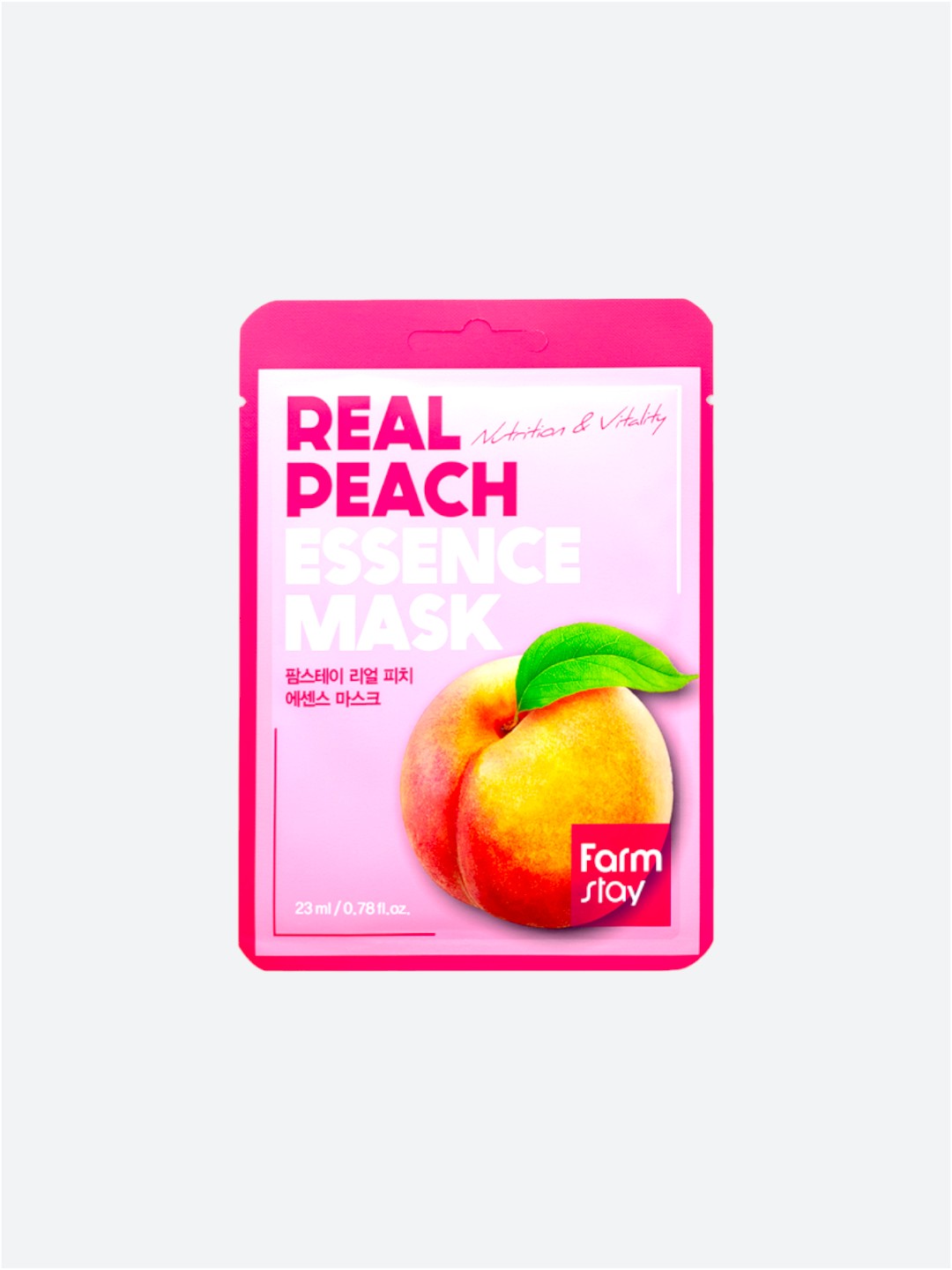 BAUERNHOFÜBERNACHTUNG | Real Essence Maske | PFIRSICH