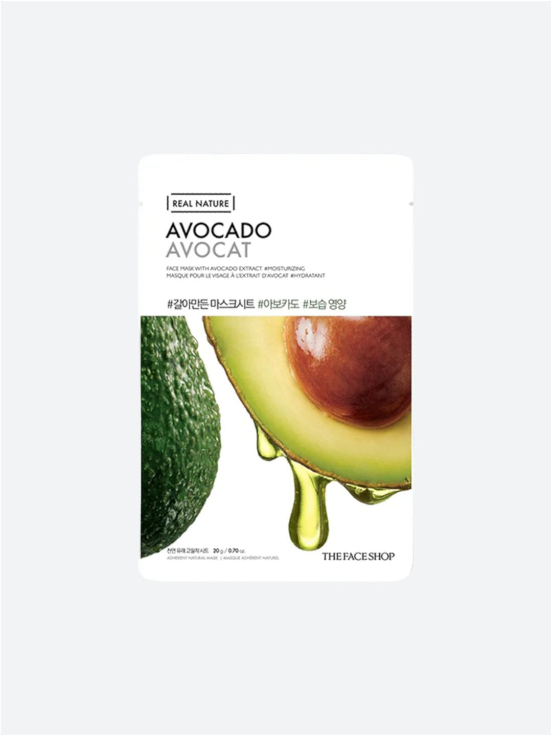 THE FACE SHOP | Maska na obličej Real Nature | Avokádo