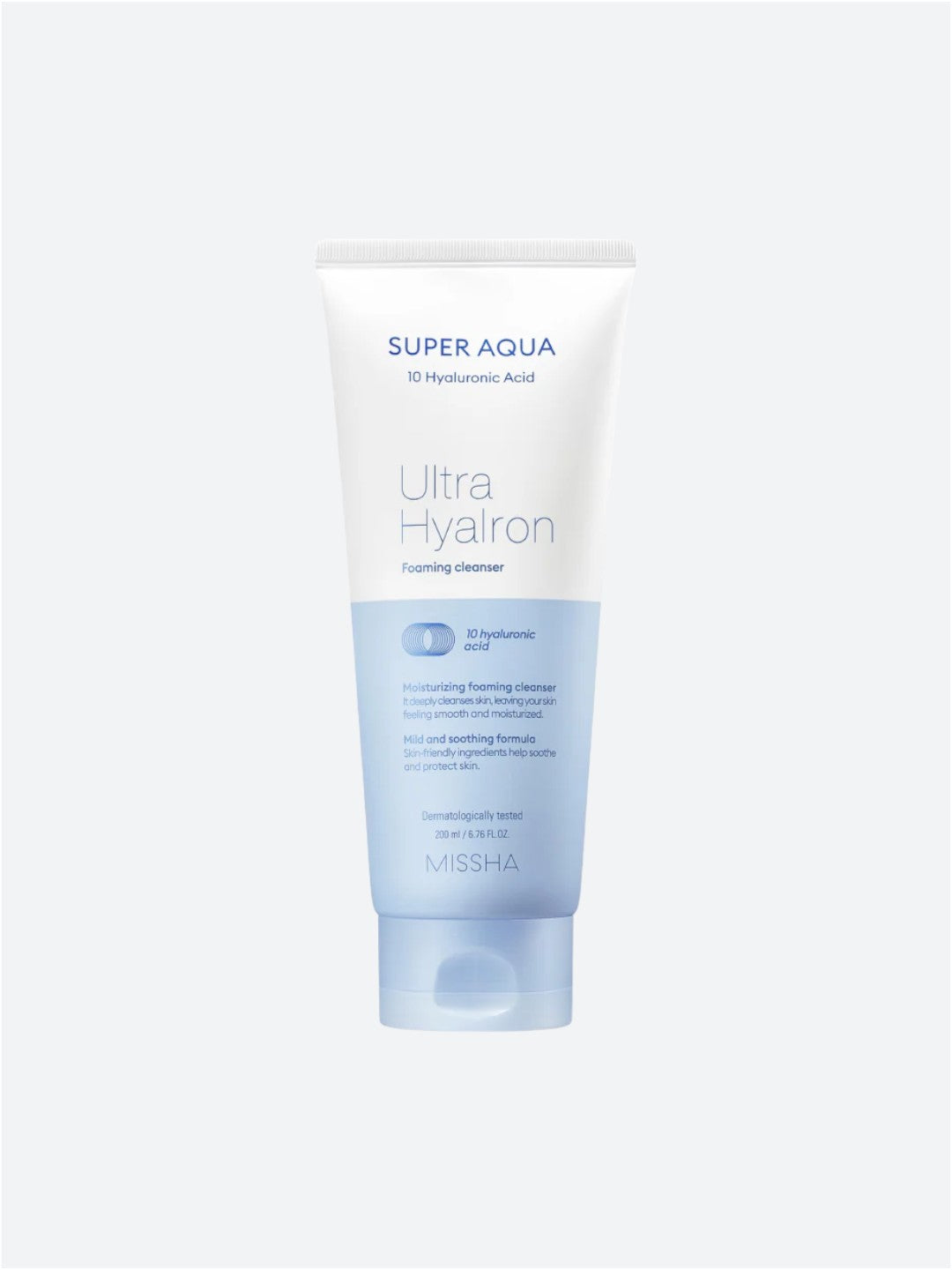 MISSHA | Super Aqua Ultra Hyalron Foaming Cleanser 200ml