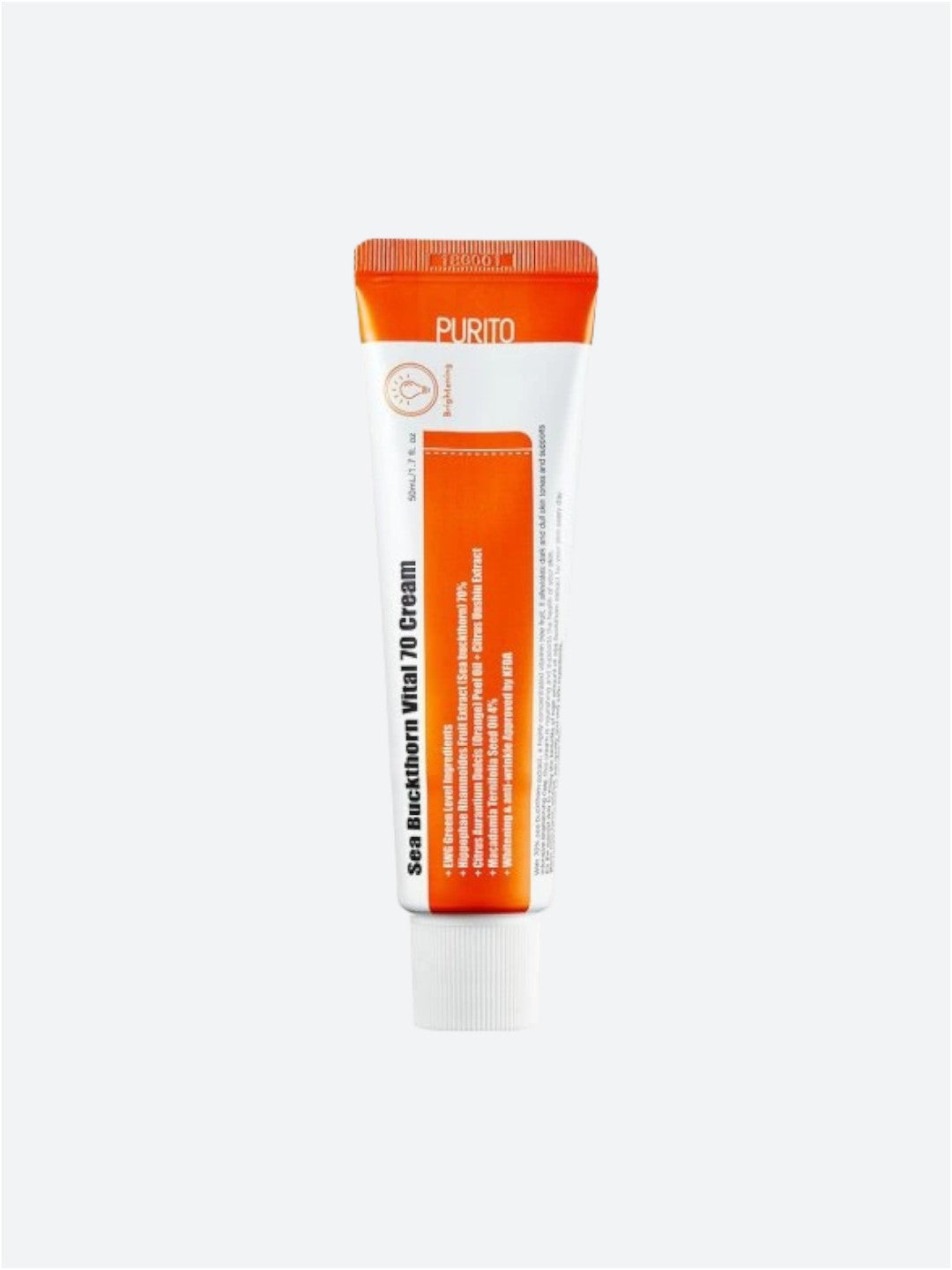 PURITO | Sea Buckthorn Vital 70 Cream | 50ml