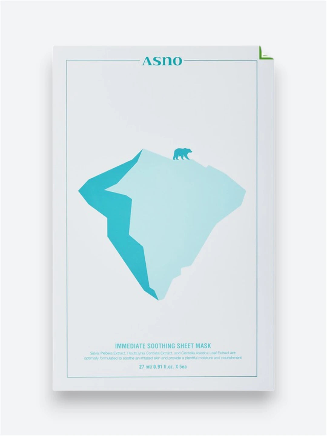 ASNO Rescue Immediate Soothing Sheet Mask — корейська тканинна маска для заспокоєння та зволоження шкіри