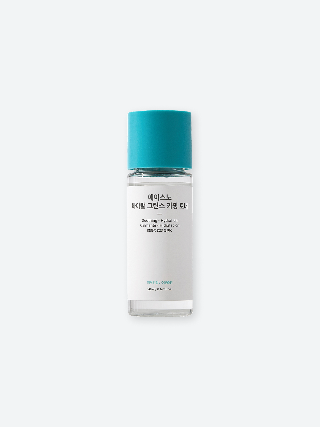 ASNO Vital Greens 80 Calming Toner Sample 20 ml — корейський заспокійливий тонер для чутливої шкіри