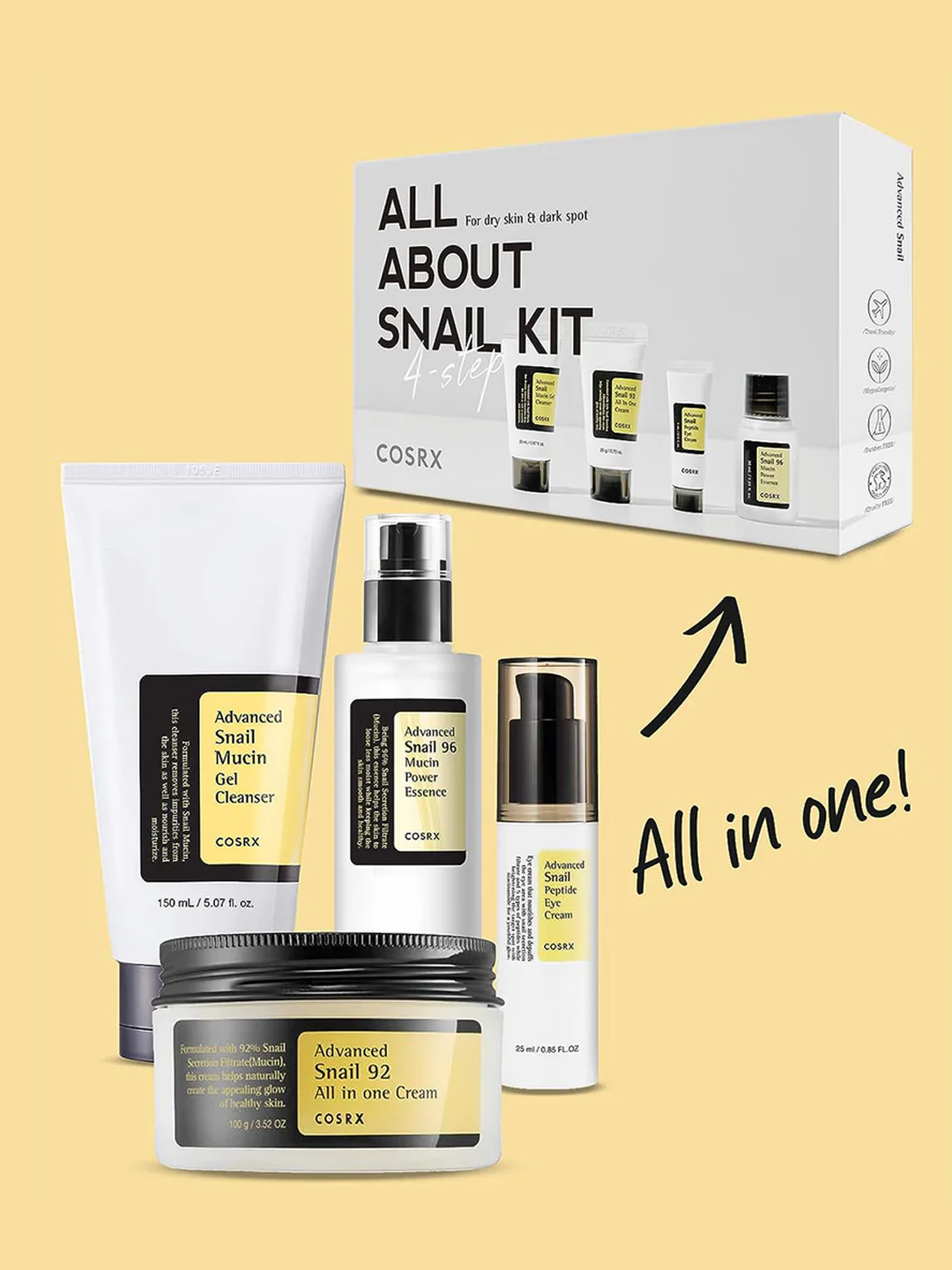 COSRX | All About Snail Kit 4Step