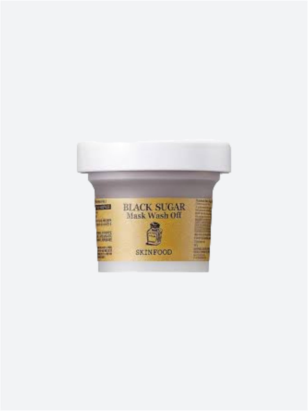 SKINFOOD | Schwarze Zuckermaske zum Abwaschen, 120 g