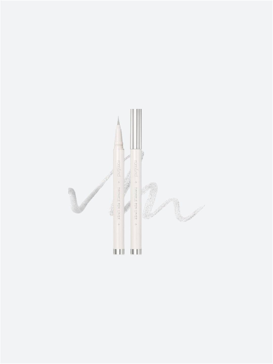Rom&amp;nd | TWINKLE PEN LINER 01 SILVER FLAKE