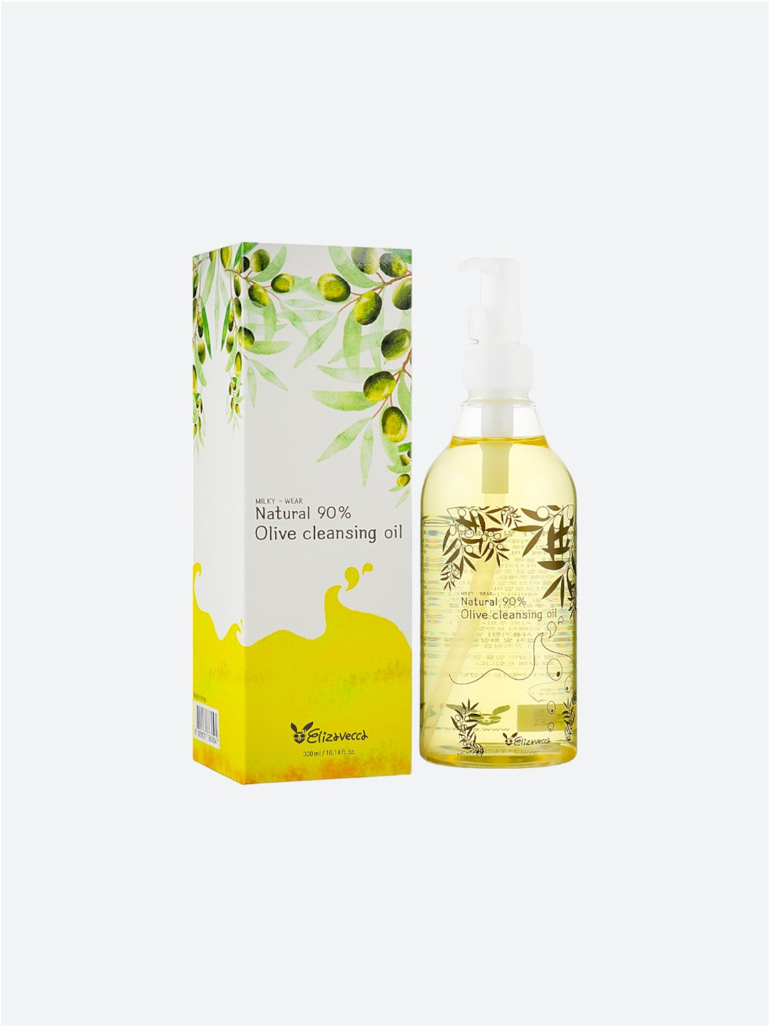 ELIZAVECCA | Натуральна 90% оливкова очищувальна олія Milky Wear