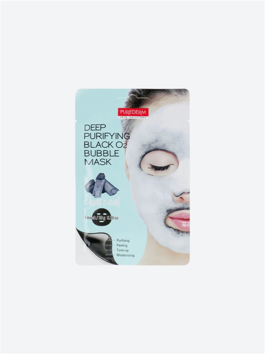 EYENLIP Black O2 Bubble Mask Charcoal корейська киснева маска з вугіллям для очищення пор