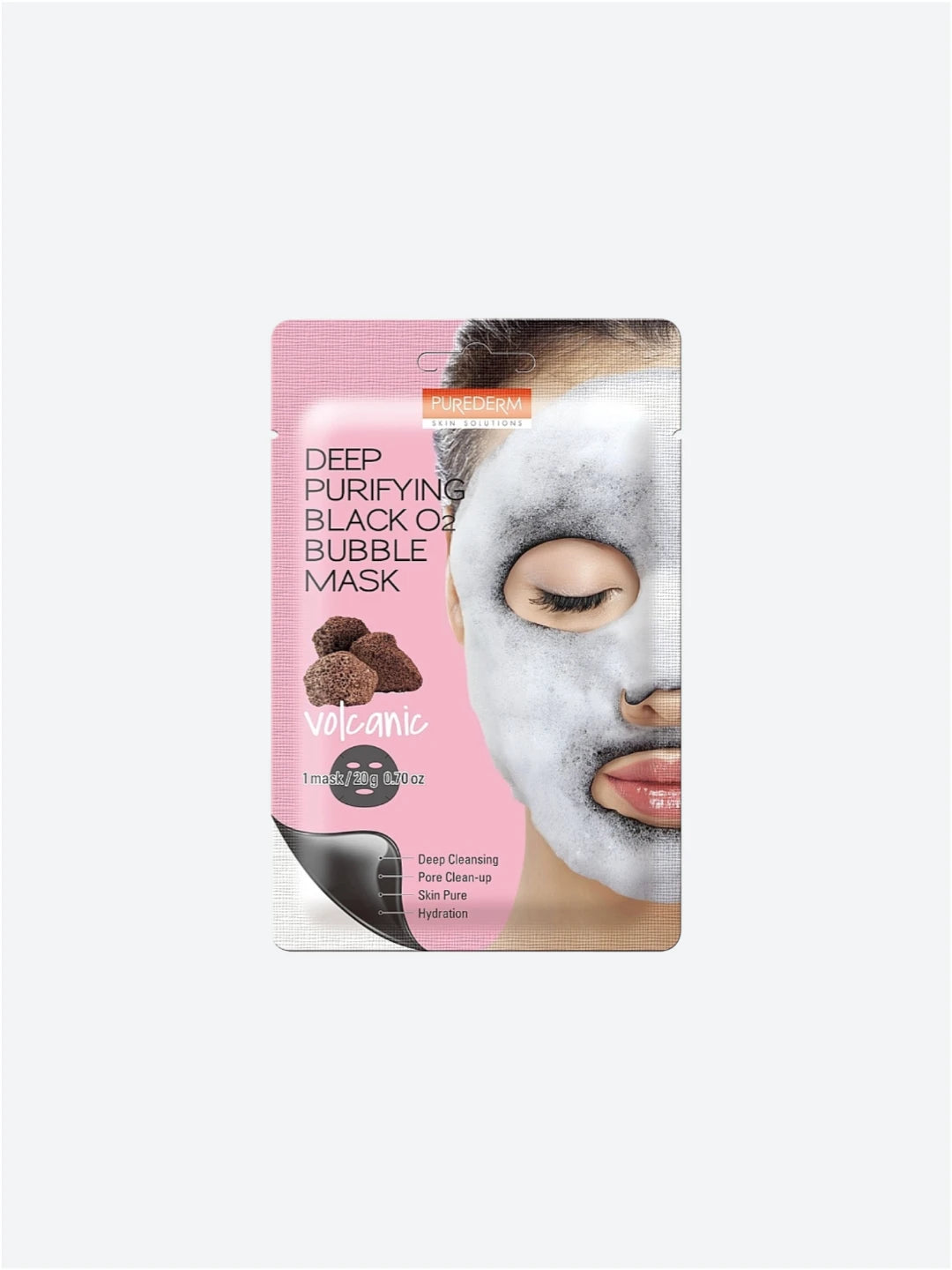EYENLIP Black O2 Bubble Mask Volcano корейська киснева маска з вулканічним попелом для очищення пор