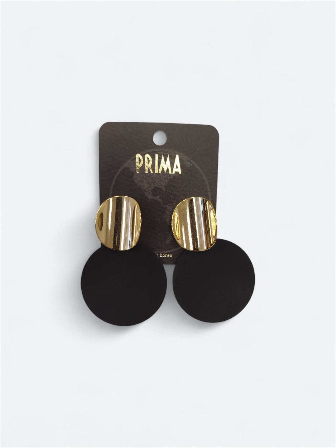 Earrings with double circles