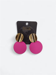 Earrings with double circles