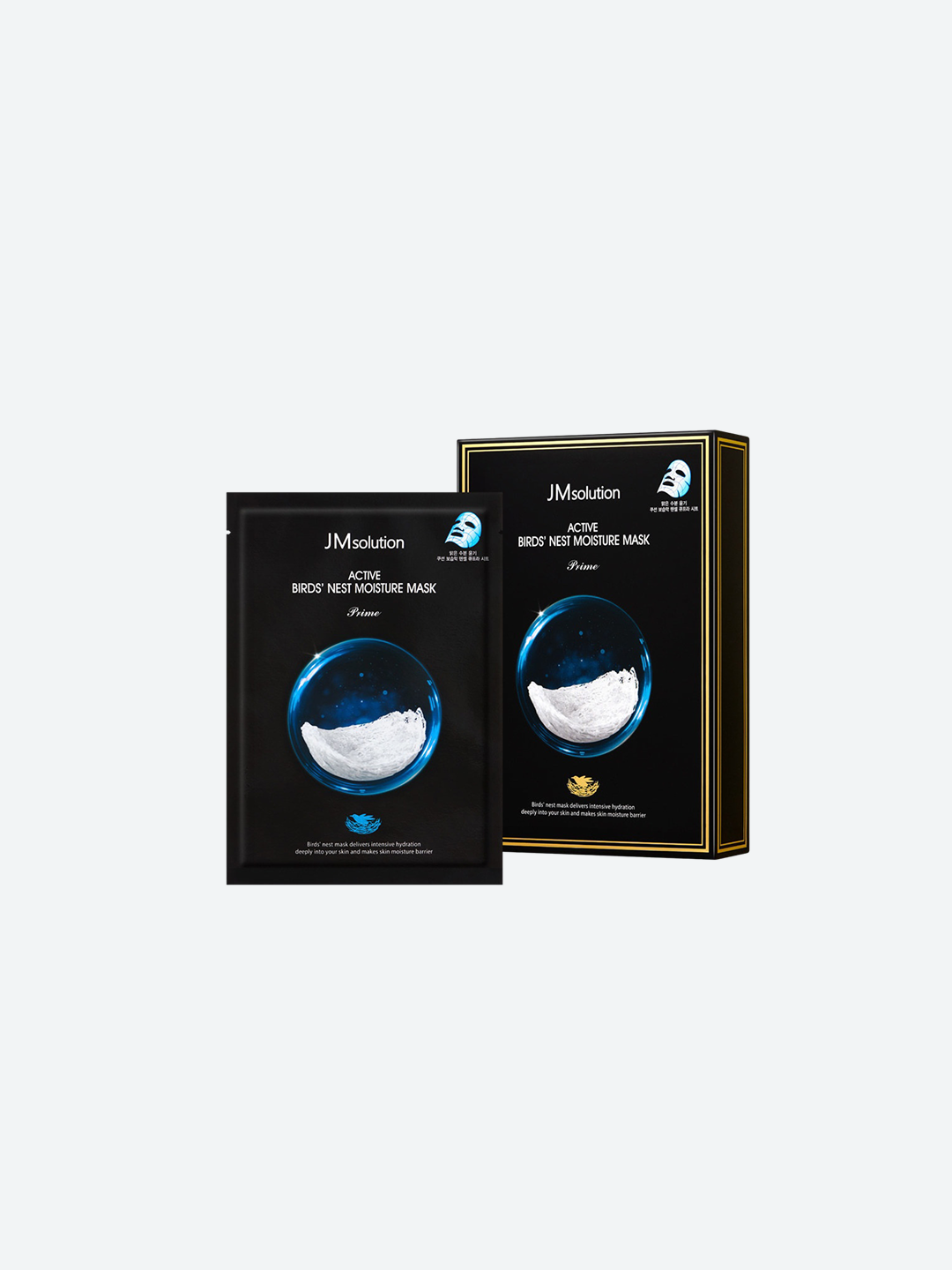 Тканинна маска JMsolution Active Bird's Nest Moisture Mask Prime з екстрактом ластівчиного гнізда