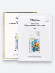 JMsolution Derma Care Ceramide Aqua Capsule Mask — корейська целюлозна маска з керамідами для зволоження та відновлення шкіри
