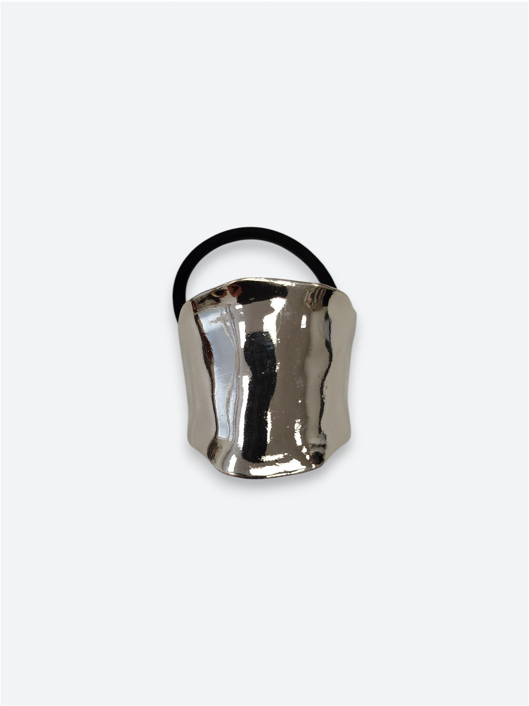 Metal minimalist rubber band-clip