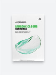 Medi-Peel Bamboo Cica Bomb Calming Mask — корейська заспокійлива тканинна маска з центелою та бамбуком