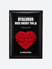 Відновлююча тканинна маска Medi-Peel | Hyaluron Rose Energy Tox Ampoule Mask з центеллою для чутливої шкіри