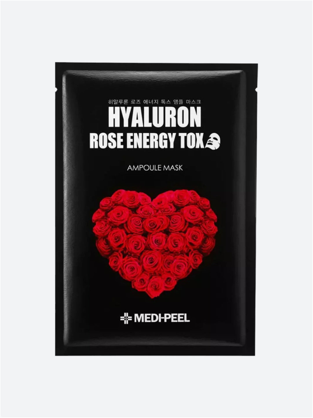 Відновлююча тканинна маска Medi-Peel | Hyaluron Rose Energy Tox Ampoule Mask з центеллою для чутливої шкіри