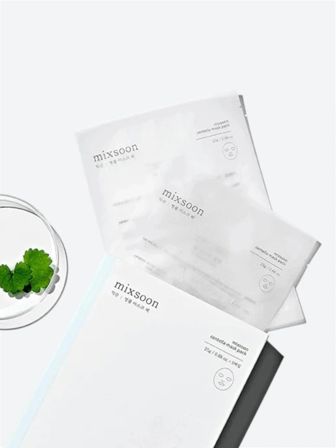 Mixsoon Centella Mask — корейська тканинна маска з центеллою азіатською для заспокоєння та зволоження шкіри
