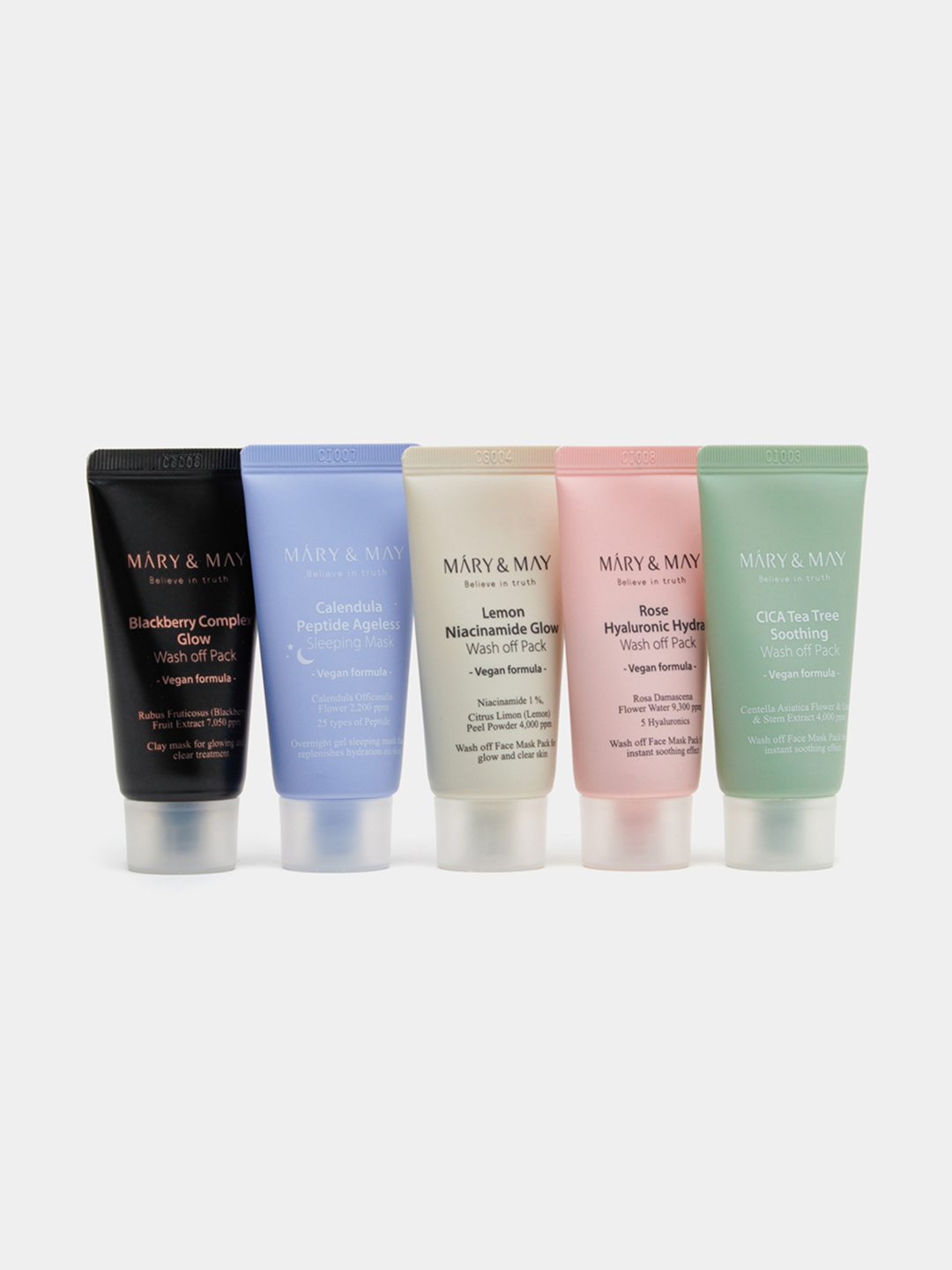 Vegan Wash Off Mask Mini Set od Mary&May